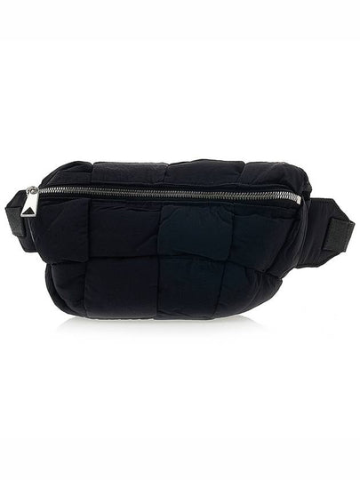 Cassette Padded Belt Bag Black - BOTTEGA VENETA - BALAAN 2