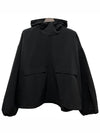 Back Logo Nylon Hooded Anorak Jacket Black 202BT244780F - FEAR OF GOD ESSENTIALS - BALAAN 2