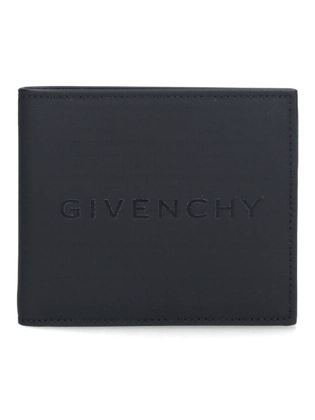 4G Signature Print Bifold Half Wallet Black - GIVENCHY - BALAAN 2