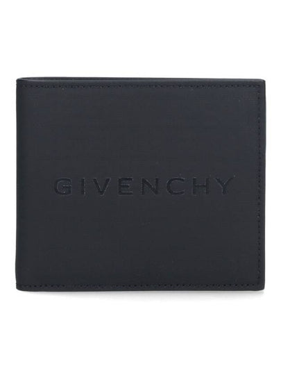 4G Signature Print Bifold Half Wallet Black - GIVENCHY - BALAAN 2