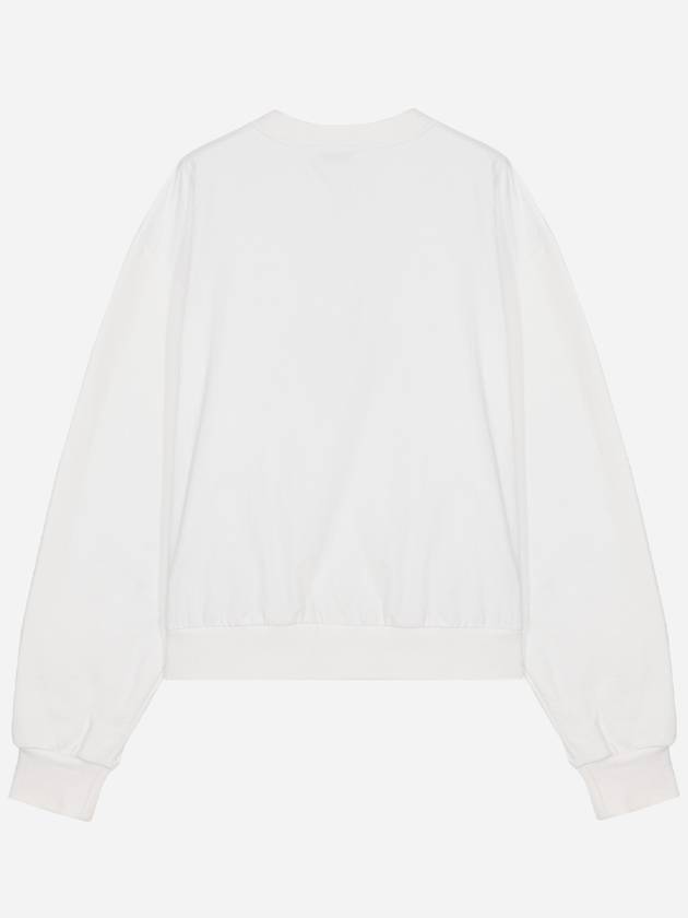 Women's Logo Sweatshirt White - MONCLER - BALAAN 6