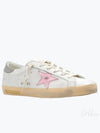 Women's Superstar Low Top Sneakers Pink Metallic Dove Grey Star - GOLDEN GOOSE - BALAAN 2