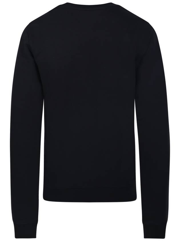 Fox Head Patch Regular Sweatshirt Black - MAISON KITSUNE - BALAAN 3