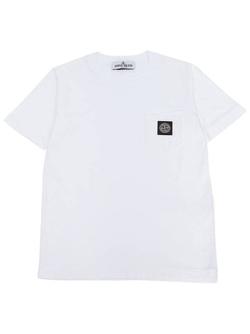 Kids short sleeve t shirt 801620347 V0001 8A - STONE ISLAND - BALAAN 1