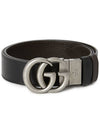 GG Marmont Reversible Leather Belt Black Brown - GUCCI - BALAAN 2