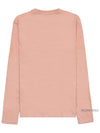 Cotton Long Sleeve T-Shirt Powder Pink - MIU MIU - BALAAN 3