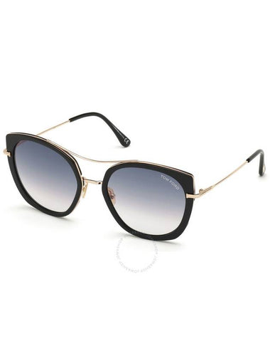 Tom Ford Joey Gradient Smoke Cat Eye Ladies Sunglasses FT0760-F 01B 58 - TOM FORD - BALAAN 1