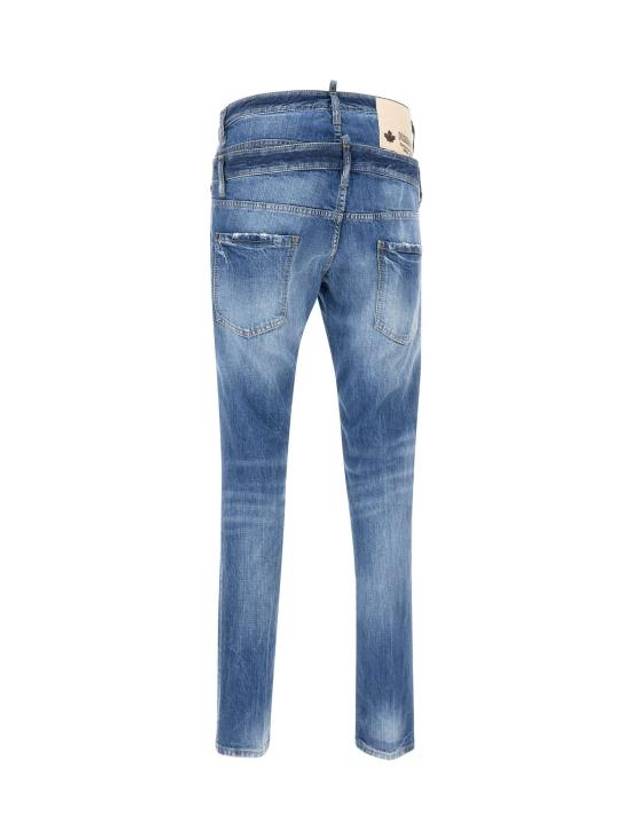 Medium Washing Pocket Layered Cool Guy Jeans Blue - DSQUARED2 - BALAAN 4