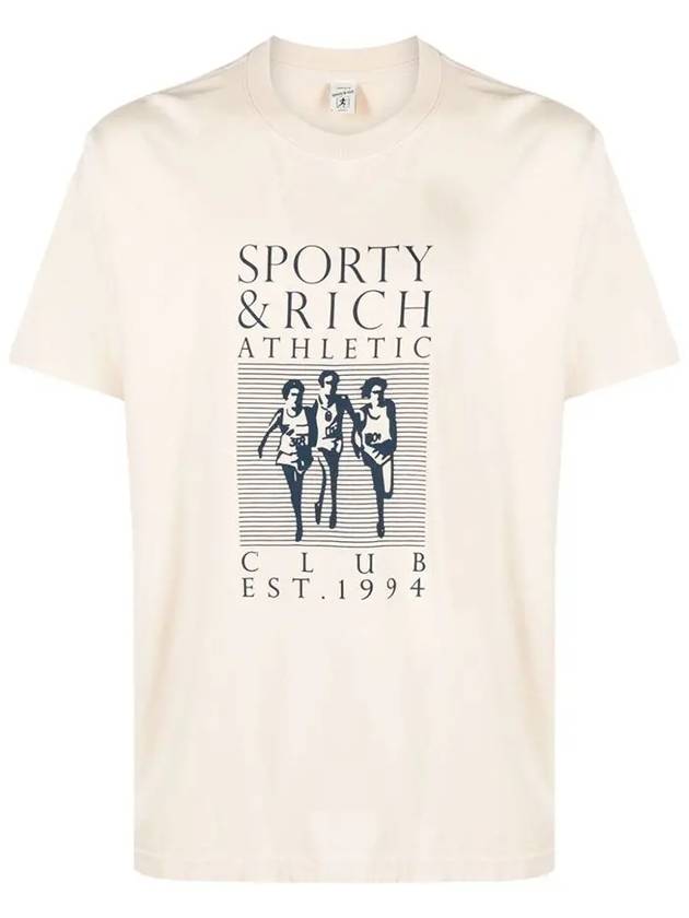 Athletic Print Tee TS876 - SPORTY & RICH - BALAAN 2