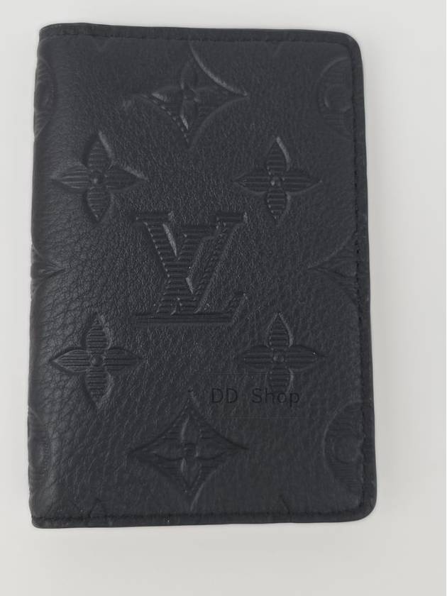 Monogram Shadow Pocket Organizer Card Wallet Black - LOUIS VUITTON - BALAAN 6