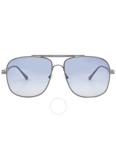 Sunglasses FT0669 12W DARK RUTHENIUM LUC BLUE GRAD - TOM FORD - BALAAN 2