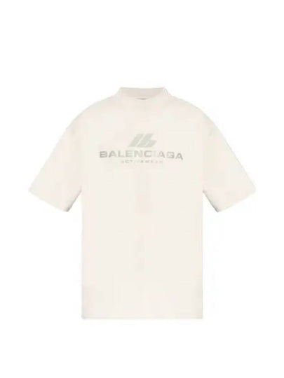 Activewear Medium Fit Short Sleeve T-Shirt White - BALENCIAGA - BALAAN 2