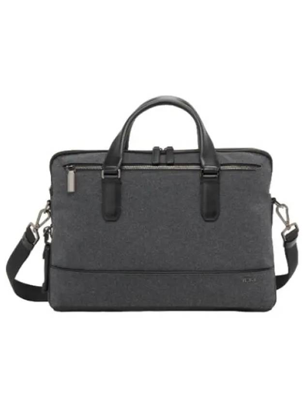 Harrison Sycamore Slim Brief Briefcase Dark Charcoal Case Bag - TUMI - BALAAN 1