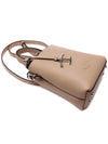 Micro Leather Mini Tote Bag Beige - TOD'S - BALAAN 6