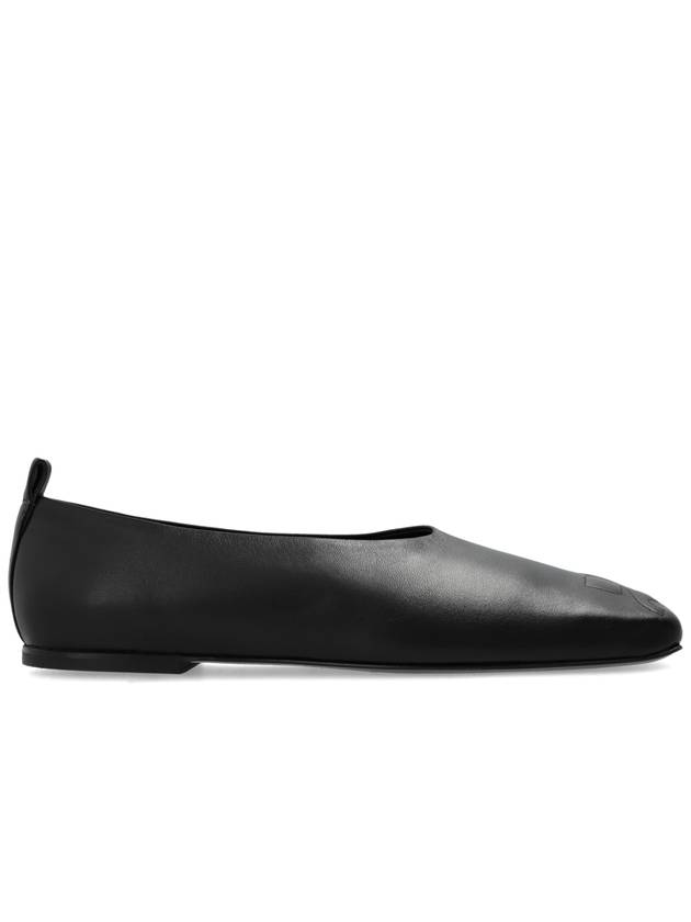 Courrèges Leather Ballet Flats, Women's, Black - COURREGES - BALAAN 1