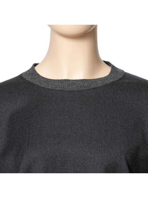 Sweater MAD224F501L0390000 8105 FLAT FABRIC DETAIL ON THE FRONT - FABIANA FILIPPI - BALAAN 5