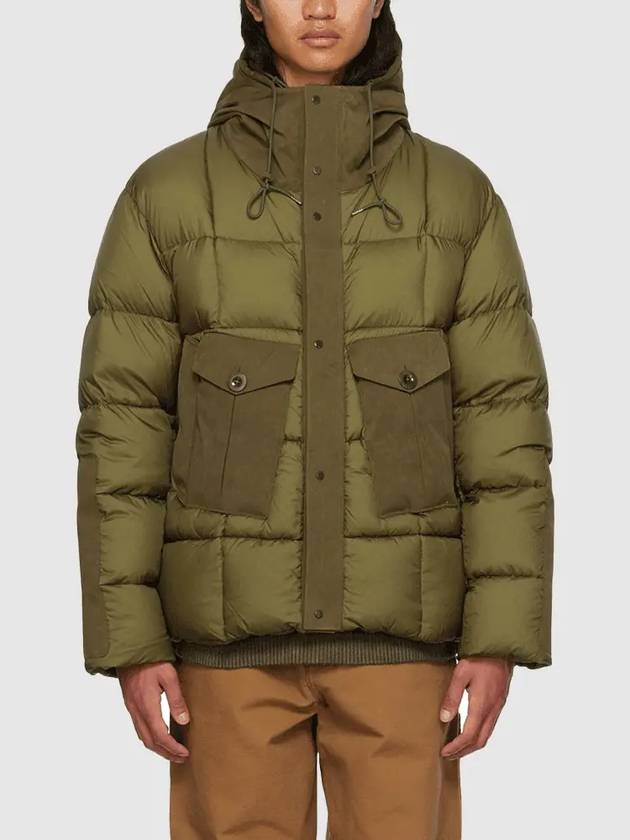 Tempest Combo Down Jacket Olive - TEN C - BALAAN 2