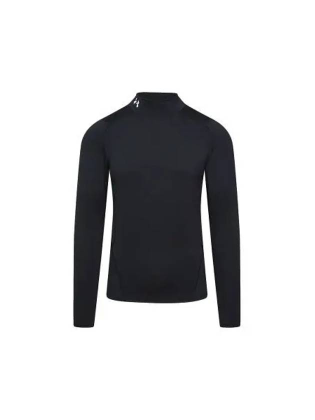 UA Heartgear Compression Mock Long Sleeve T-Shirt Black - UNDER ARMOUR - BALAAN 2