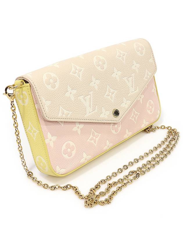 M81359 Multi color Monogram Empreinte Pochette Felicie Chain Long Wallet Cross Bag - LOUIS VUITTON - BALAAN 3