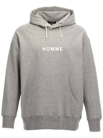 Comme Des Garçons Homme Logo Print Hoodie - COMME DES GARCONS - BALAAN 1