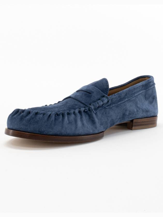 Men Penny Shoes Loafers Blue XXM01G0EJ70BYEU614 - TOD'S - BALAAN 3