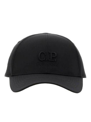 Chrome R Logo Ball Cap Black - CP COMPANY - BALAAN 1