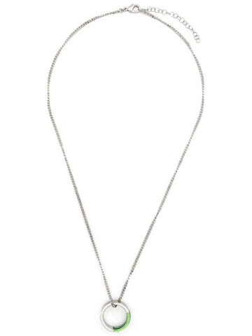 Numbering Ring Pendant Necklace Silver - MAISON MARGIELA - BALAAN 1