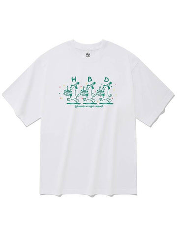 Happy Birthday Short Sleeve T Shirt White - RADINEO - BALAAN 1