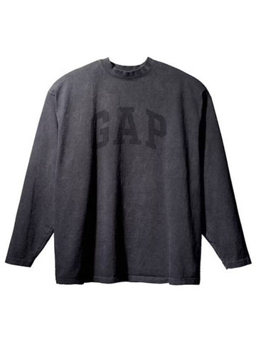Easy Gap Engineered by Balenciaga Dove Long Sleeve T-Shirt Black 471305 02 469671 02 - YEEZY - BALAAN 1