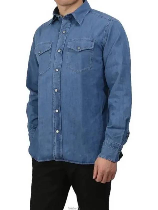 Men s denim shirt 271579 - TOM FORD - BALAAN 1