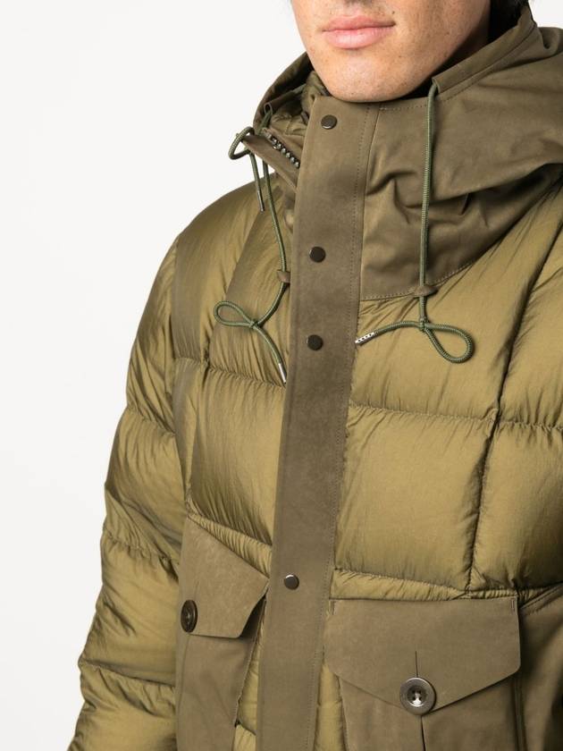 Tempest Combo Down Jacket Olive - TEN C - BALAAN 3