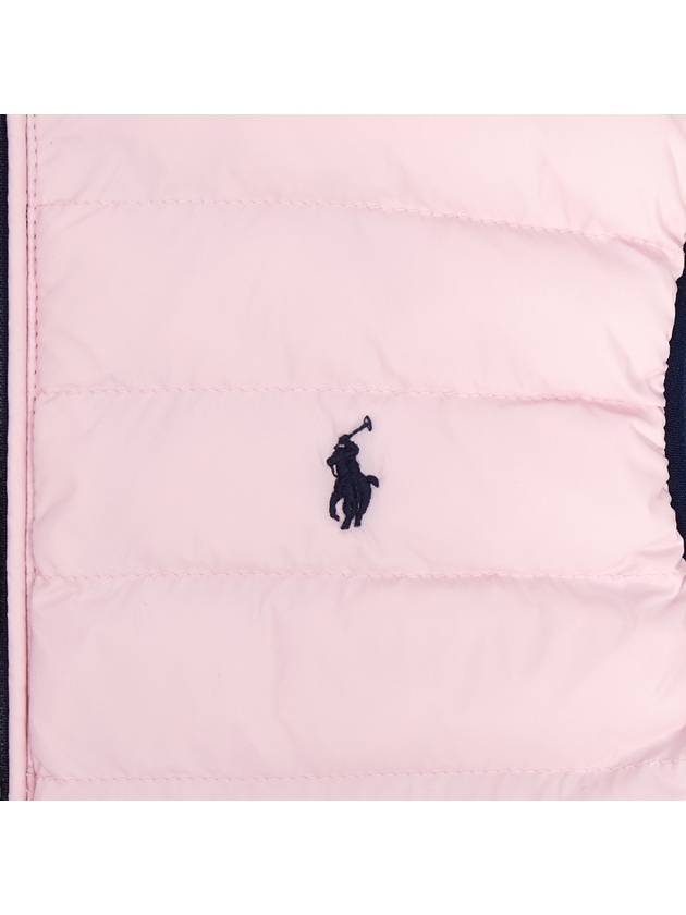 Kids Double-Sided Padded Vest Pink - POLO RALPH LAUREN - BALAAN 10