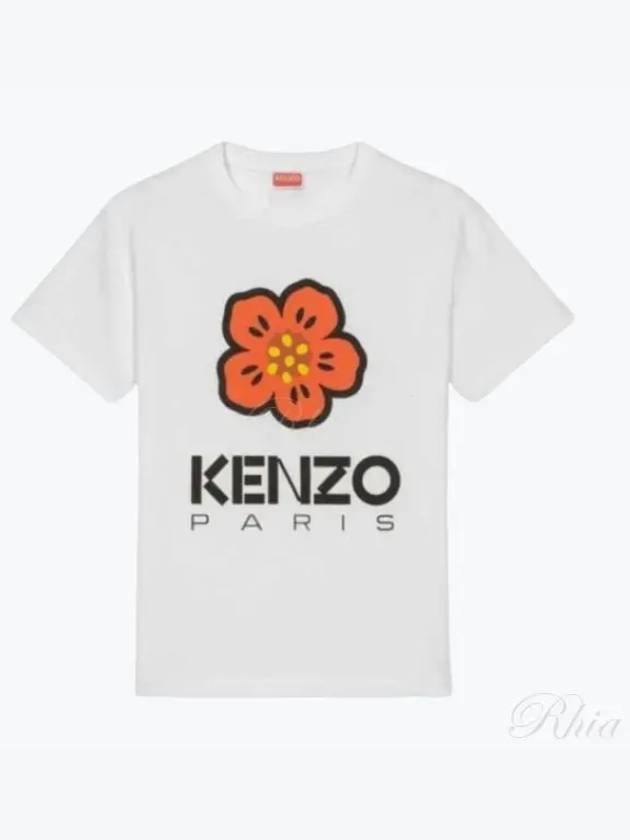 Balk Flower Women s Short Sleeve T Shirt Tee 2TS039 4SO 01 235 - KENZO - BALAAN 1