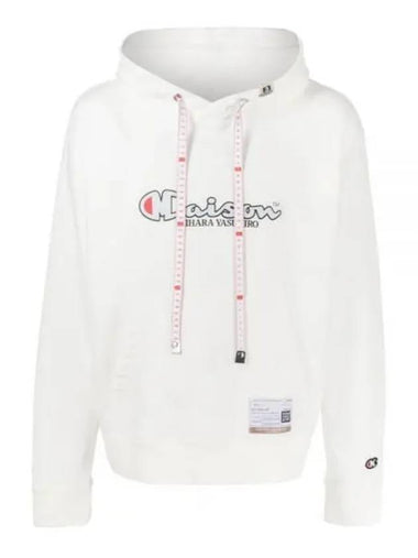 Logo Printing Hoodie White - MIHARA YASUHIRO - BALAAN 1