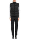 Re-Nylon Sleeveless Down Padded Jacket Black - PRADA - BALAAN 7