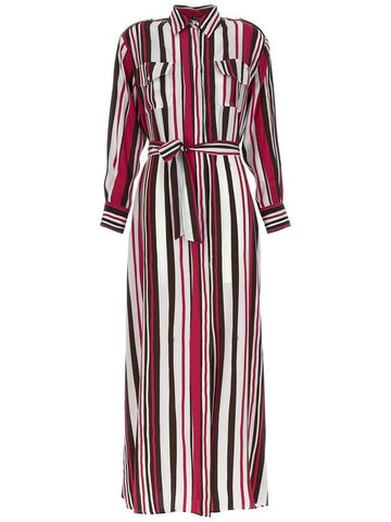 Kiton Striped Shirt Dress - KITON - BALAAN 1