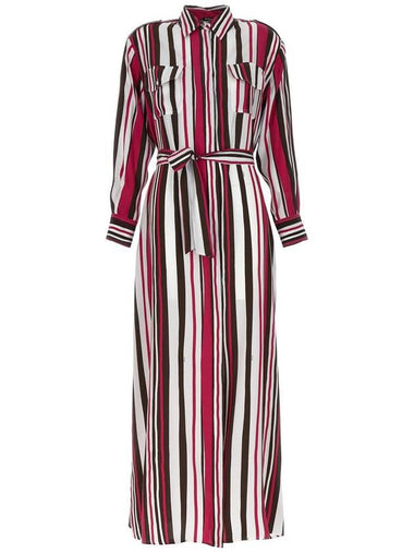 Kiton Striped Shirt Dress - KITON - BALAAN 1