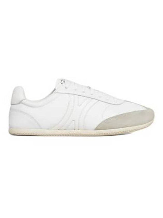 JoGGer Lace Up Low Top Sneakers White - CELINE - BALAAN 1