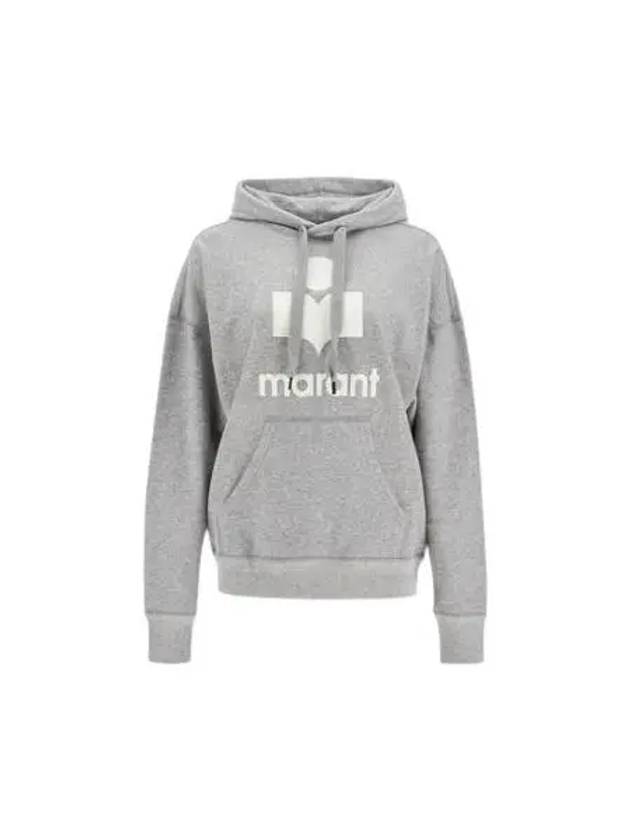 Mansel Logo Hoodie Faded Grey - ISABEL MARANT - BALAAN 2