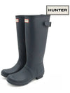 Tall Back Adjustable Wellington Rain Boots Navy - HUNTER - BALAAN 2