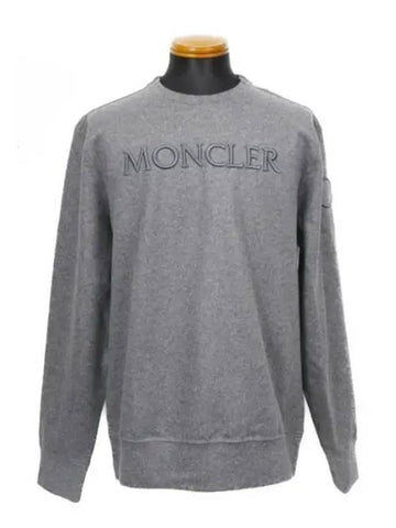 8G00030 89A7F 987 Logo embroidered sweatshirt - MONCLER - BALAAN 1