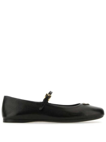 Patent Leather Ballerina Shoes Black - PRADA - BALAAN 2