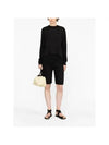 Layerd Detail Wool Sweatshirt Black - JIL SANDER - BALAAN 3