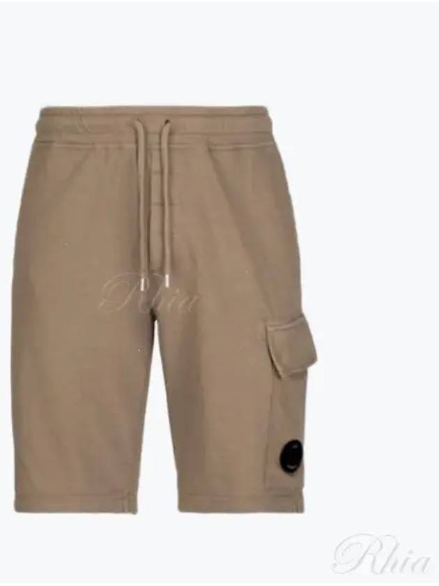 Lens Banding Cargo Shorts Brown - CP COMPANY - BALAAN 2