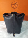 Picotin Rock 18 Tote Bag Black Gold - HERMES - BALAAN 5