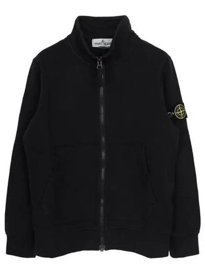 Kids Wappen Patch Zip-Up Jacket Black - STONE ISLAND - BALAAN 2