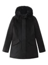 Fox Fur Trimmed Hooded Parka Black - WOOLRICH - BALAAN 2