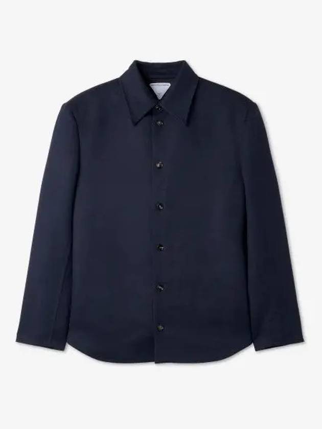 Wool Jacket Navy - BOTTEGA VENETA - BALAAN 2