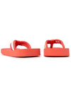 Logo Patch Striped Flip Flops Red - KENZO - BALAAN 8