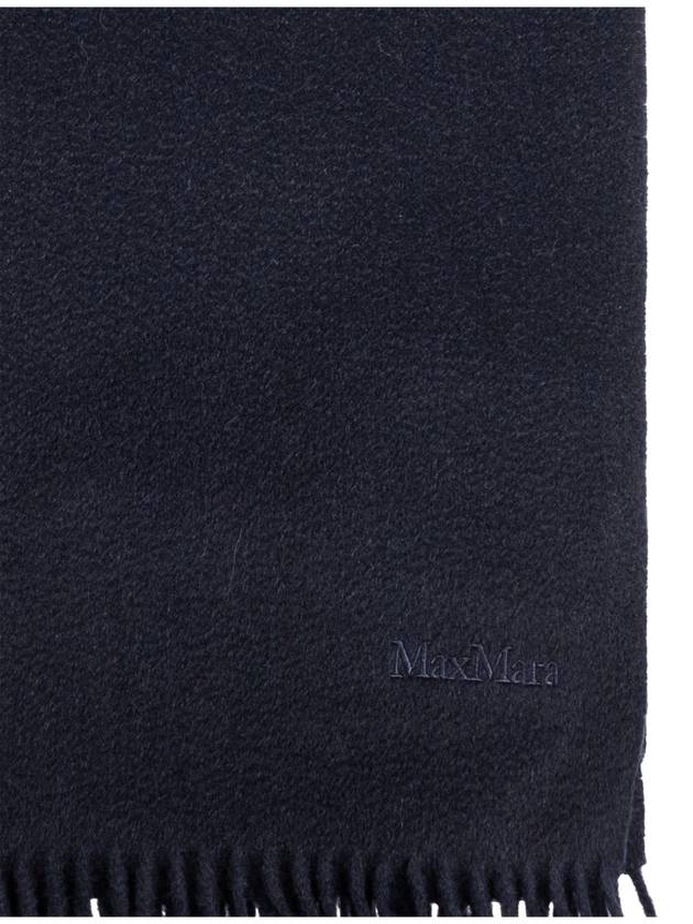 Max Mara Cashmere Scarf Baci, Women's, Navy Blue - MAX MARA - BALAAN 4